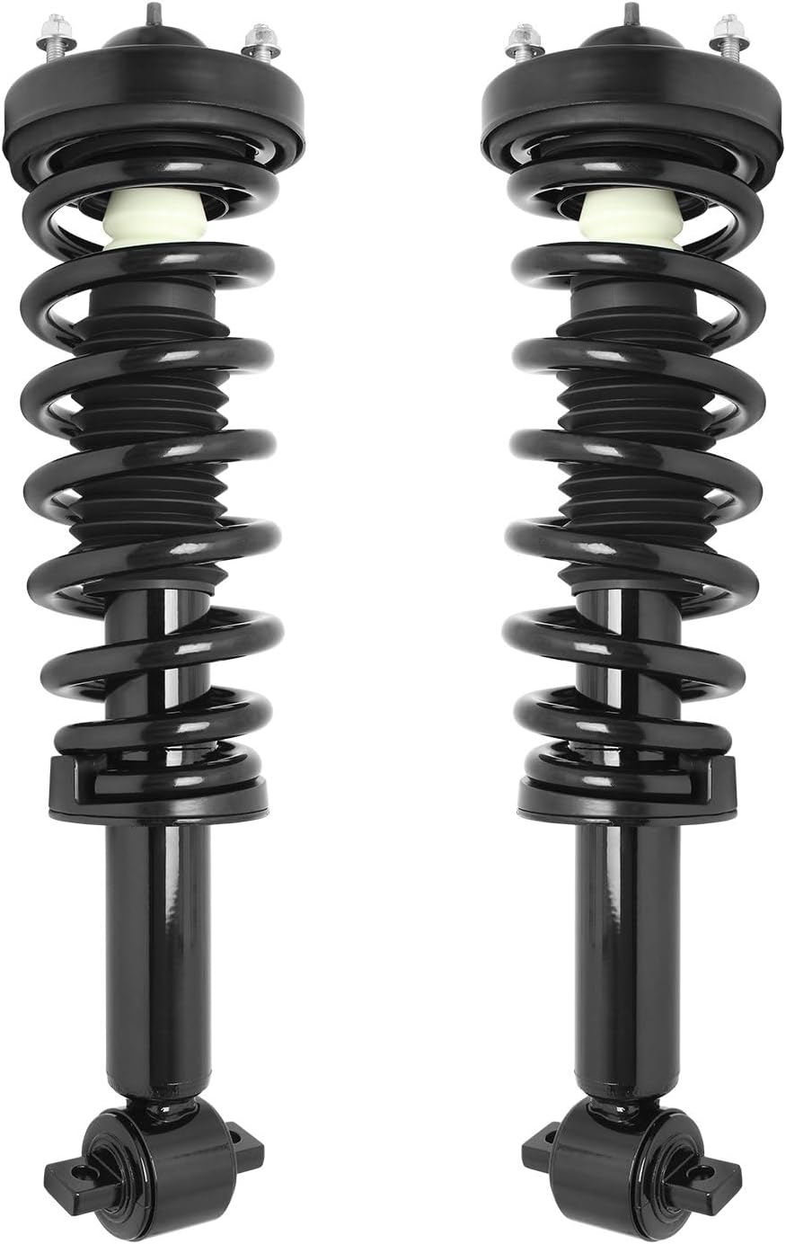 COMPLETESTRUTS Front Quick Complete Strut Assemblies with Coil Springs Replacement for 2014 Ford F-150 RWD V6 - Set of 2