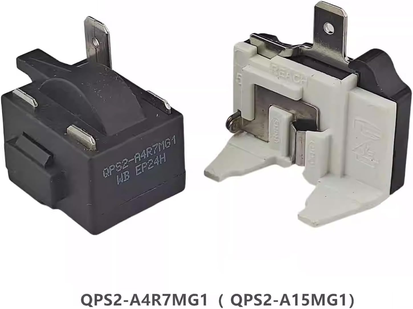 QPS2-A4R7MG1 A15MG1 Compressor Starter+Butterfly Protector Compressor Heavy Duty Starter Protector OEM Produced for Refrigerator/Freezer Accessories
