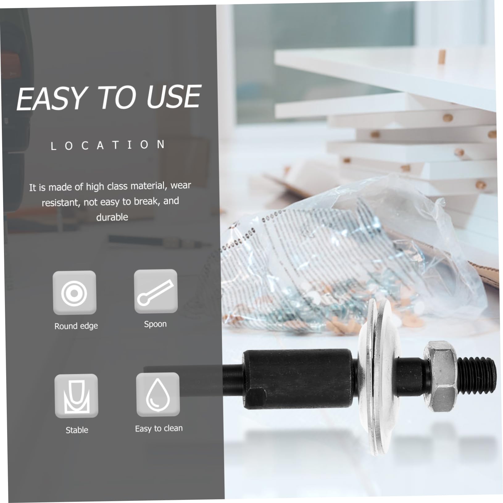 HOLIDYOYO Motor Shaft Mandrel Extension 2 Pack Polishing Wheel Arbor for Grinding Machine