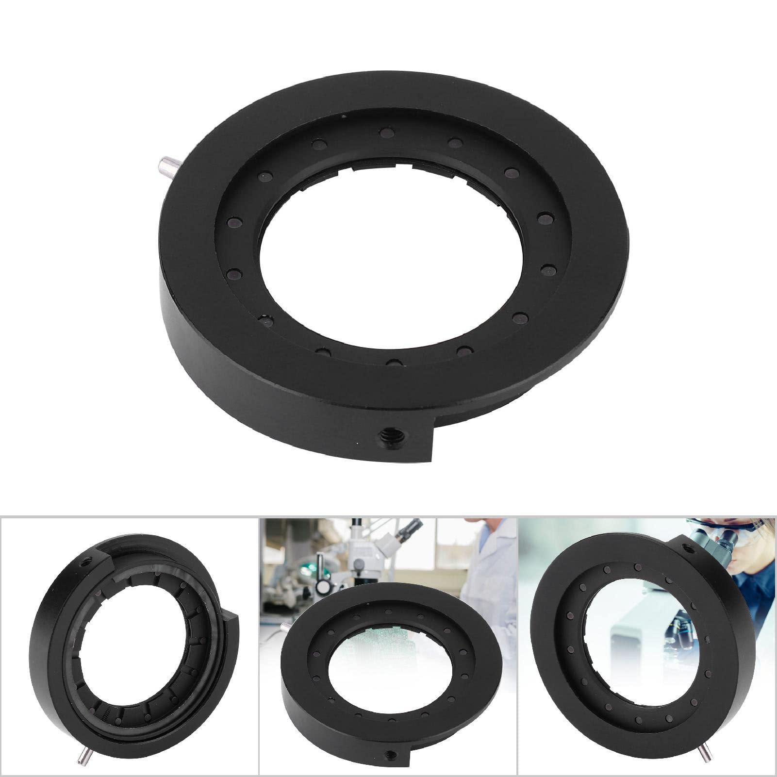 Diafragma de Iris, Microscopio Apertura Ajustable SK6 SK8 SK12 SK23 SK25 Adaptador de Iris de Microscopio Diafragma óptico para Lentes de Microscopio (SK25)