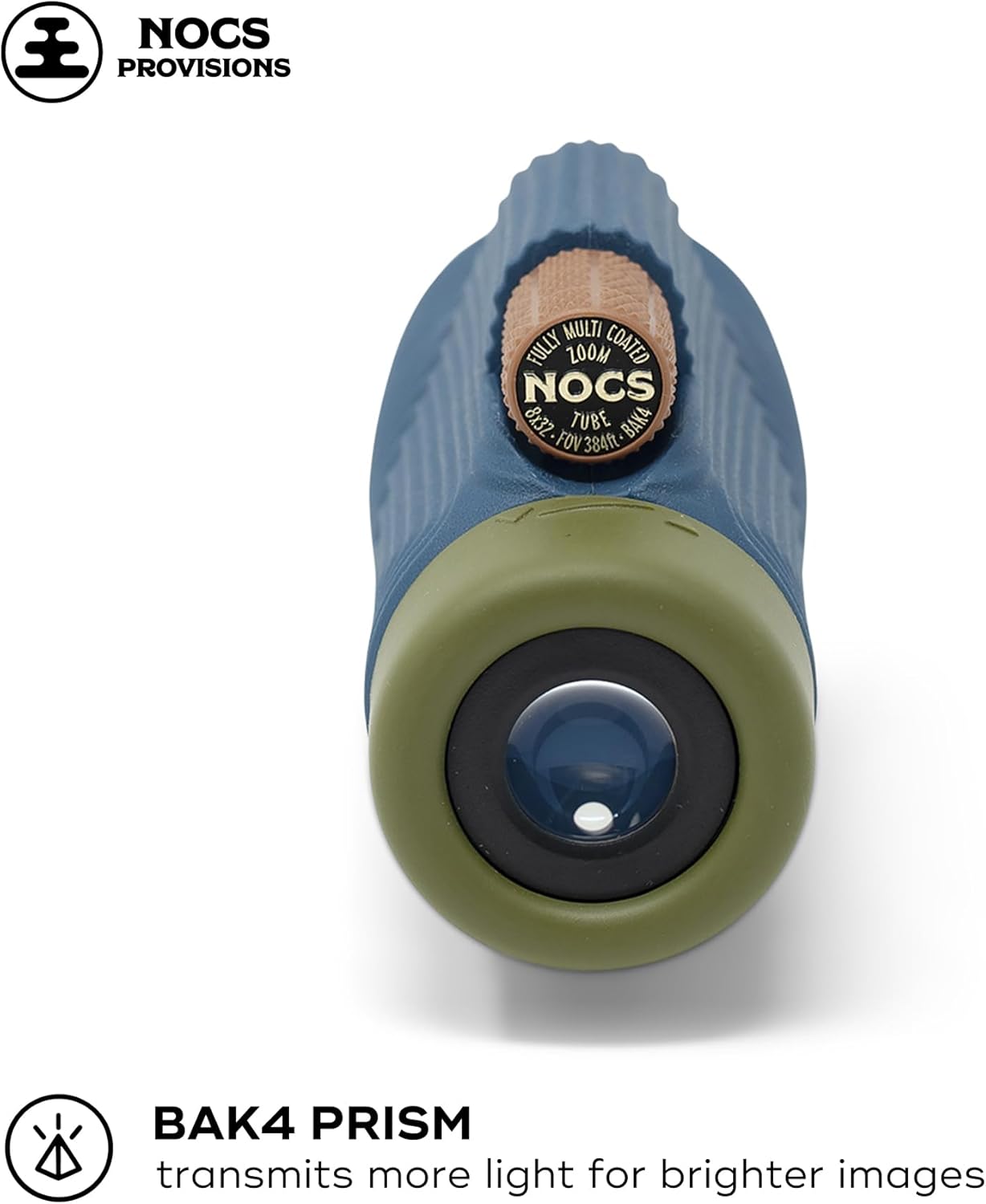 Nocs Provisions Zoom Tube 8x32 Monocular, 8X Magnification Telescope, Bak4 Prism, Wide Field of View for Bird Watching, Backpacking & Wildlife Viewing - Indigo Blue II - Image 3