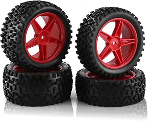Chanmoo 1/10 RC Drift Wheels – 12mm Hex Hard Plastic Rims For TT01, TT02, XV01 & More
