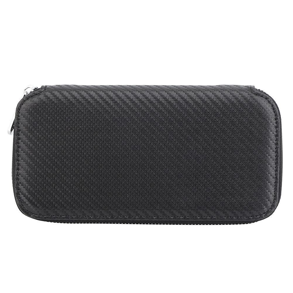 Compatibile con portafoglio passaporto RFID in pelle PU multifunzione antifurto porta carte d'identità organizer da viaggio per uomini donne nero 21,1 x 10,9 x 3 cm