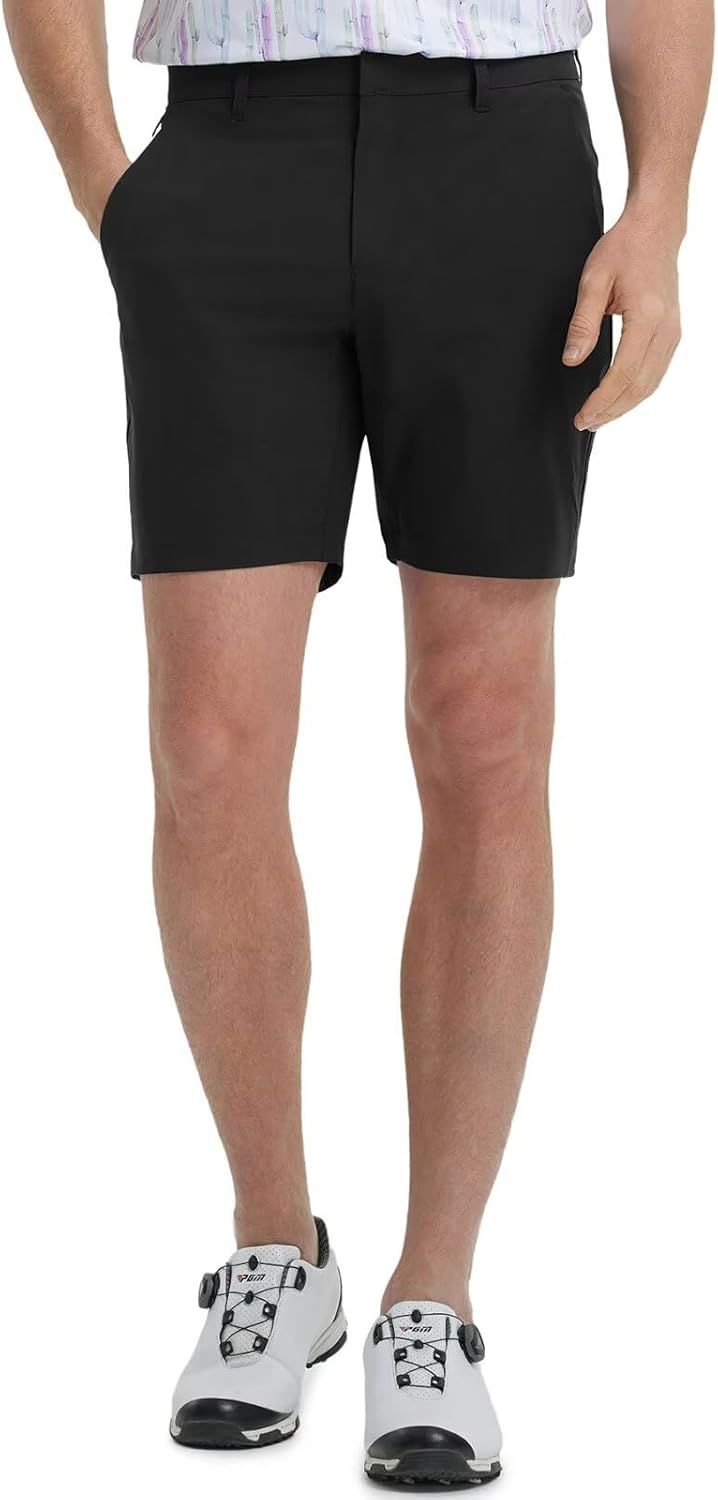 M MAELREG Mens Golf Shorts 7"/9" Lightweight Quick Dry Water-Resistant Stretch Waistband Flat Front Casual Mens Dress Shorts - Image 2