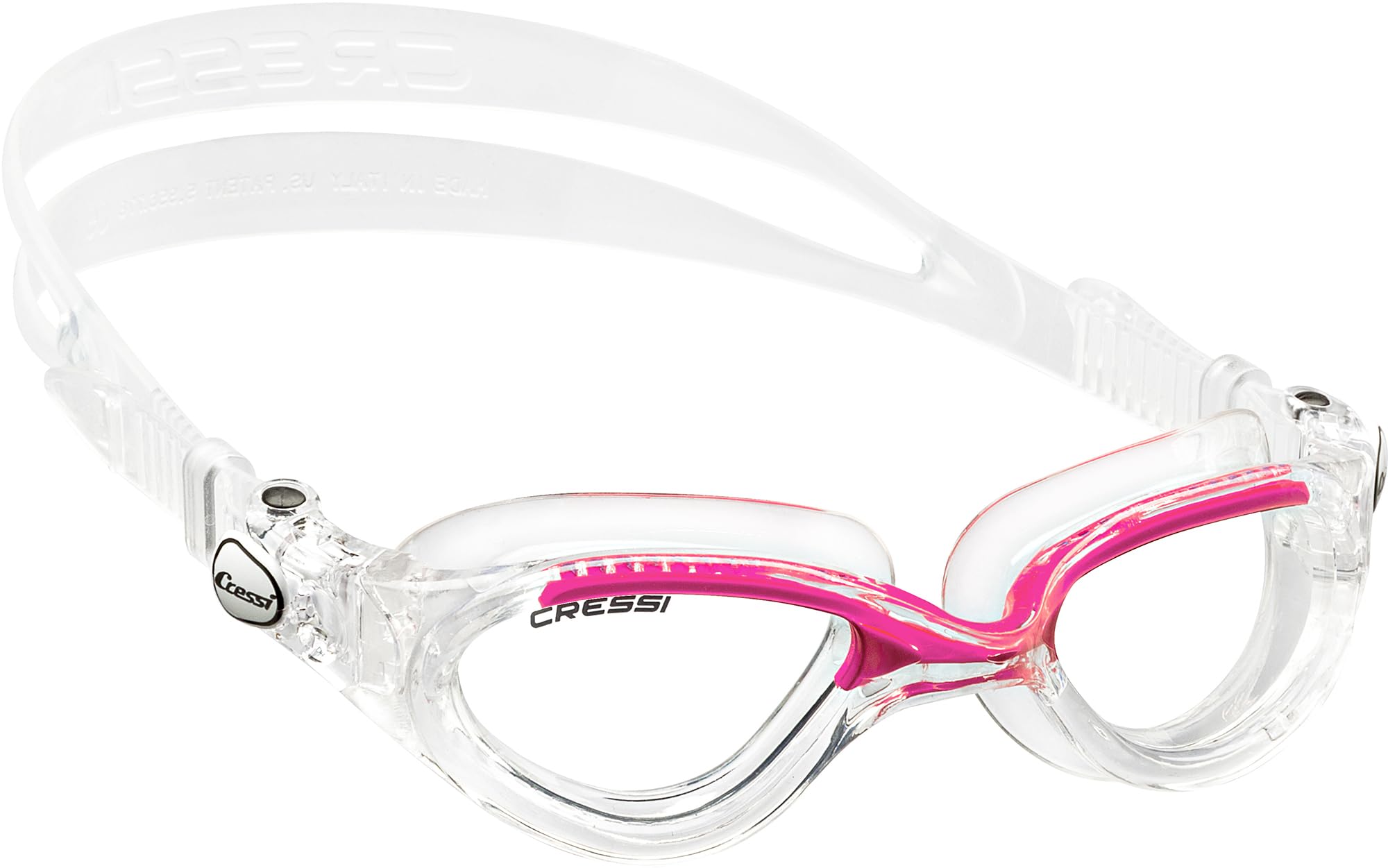 Cressi Flash Swim Goggles Gafas de Natación Premium para Adultos 100% Anti UV