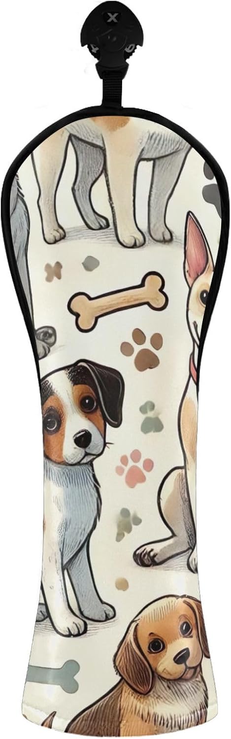 Cute Dog Golf Club Cover for Any Golfer image 3