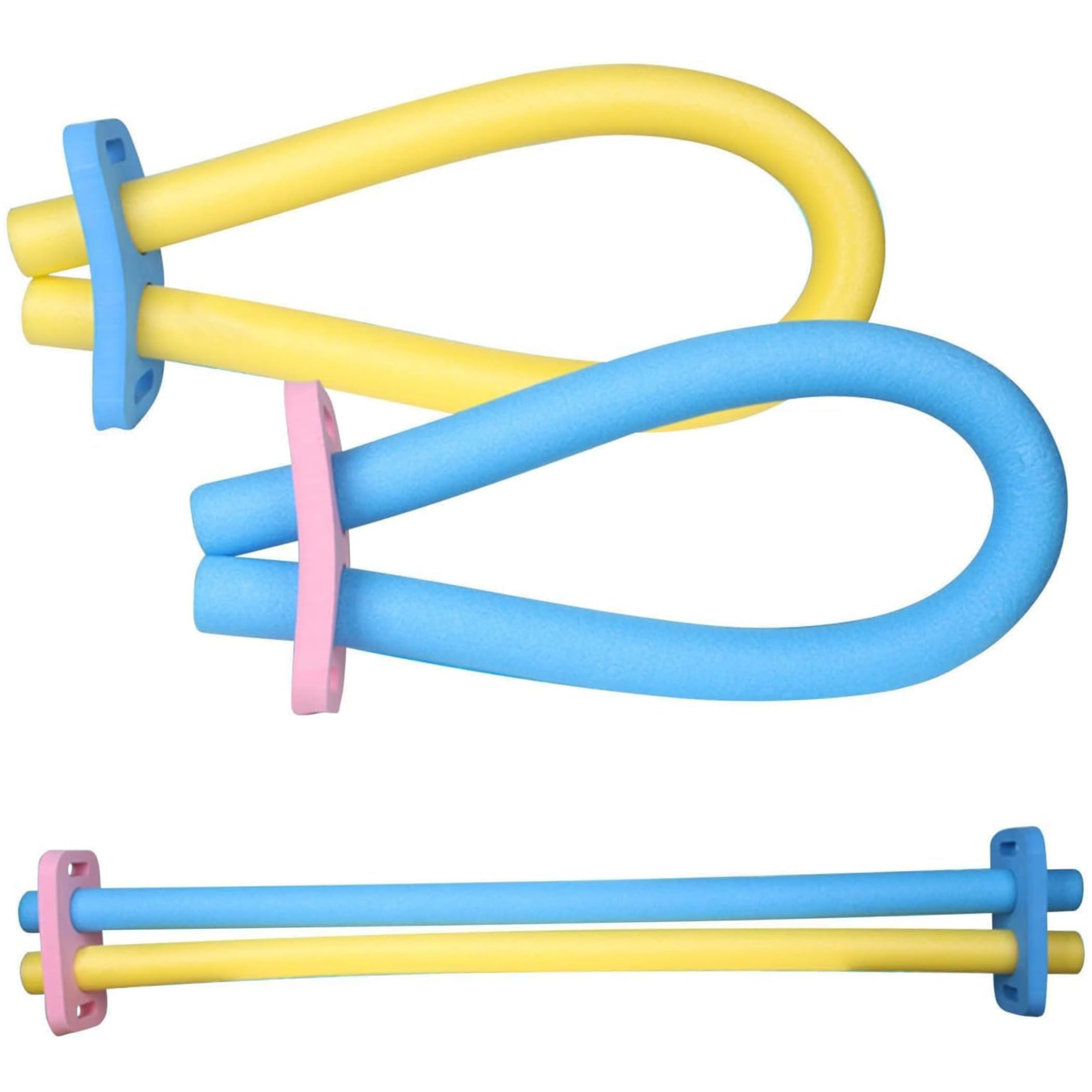 Tagliatelle per piscina Bulk 2 pezzi Tagliatelle per piscina con connettori a doppio foro Schiuma Eva ad alta galleggiabilità 2, 36 pollici