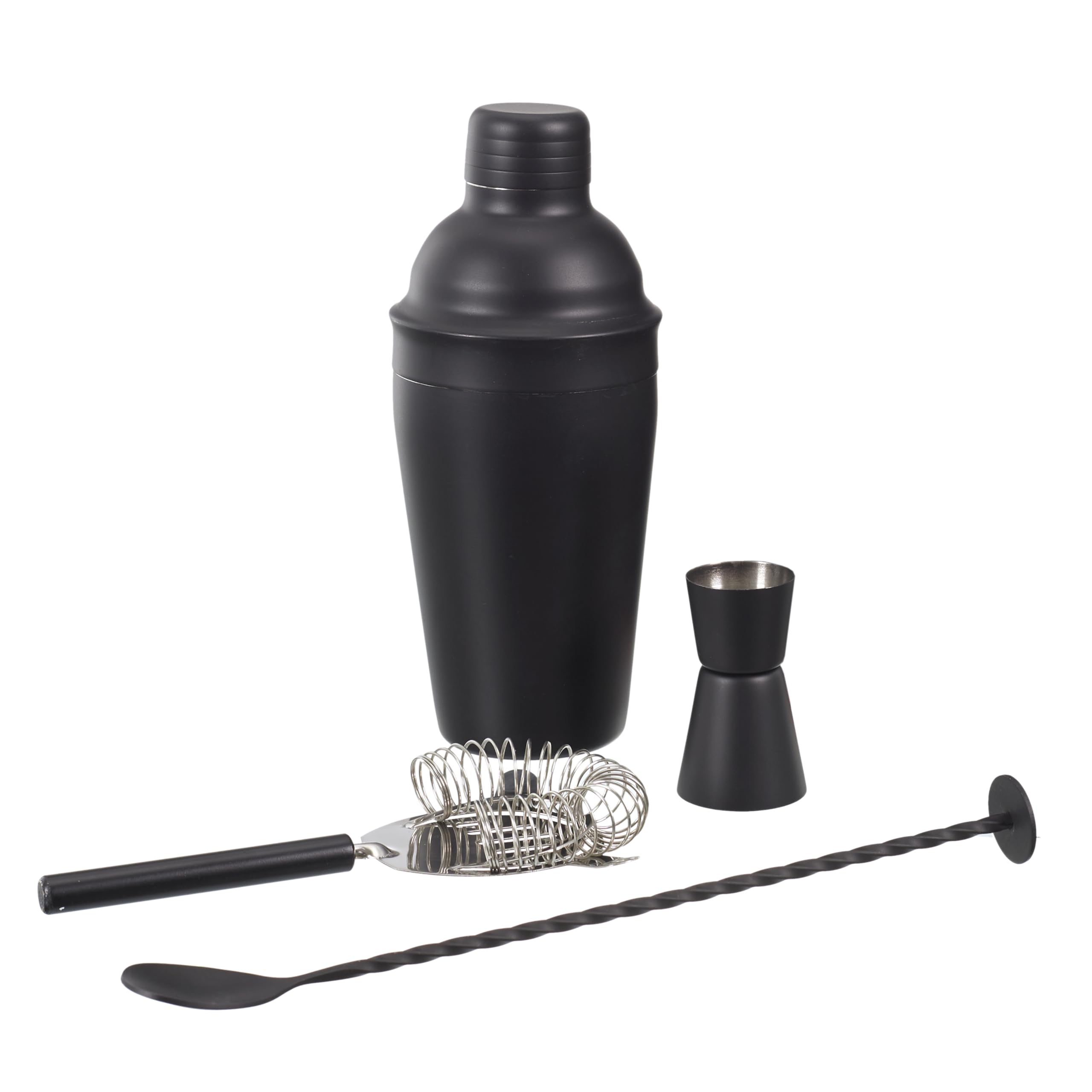 Coffret cocktail 4 accessoires noirs Cook Concept pour réussir vos boissons