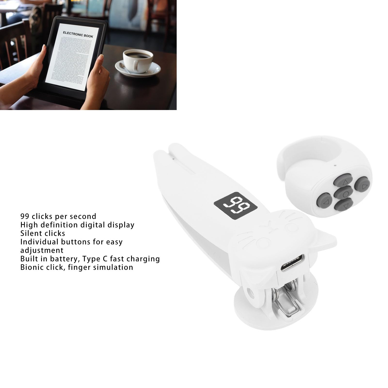 Page Turner Clicker - afstandsbediening voor video-opname