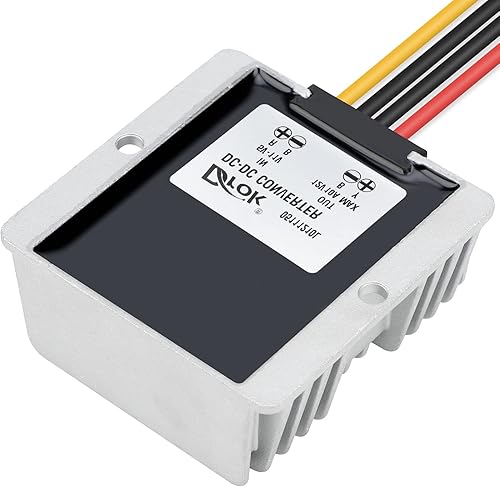 Miniatura 5 de DROK Convertidor elevador de 5 V a 12 V - Convertidor de impulso de CC impermeable 5V-11V a 12V, regulador de voltaje 10A 120W fuente de