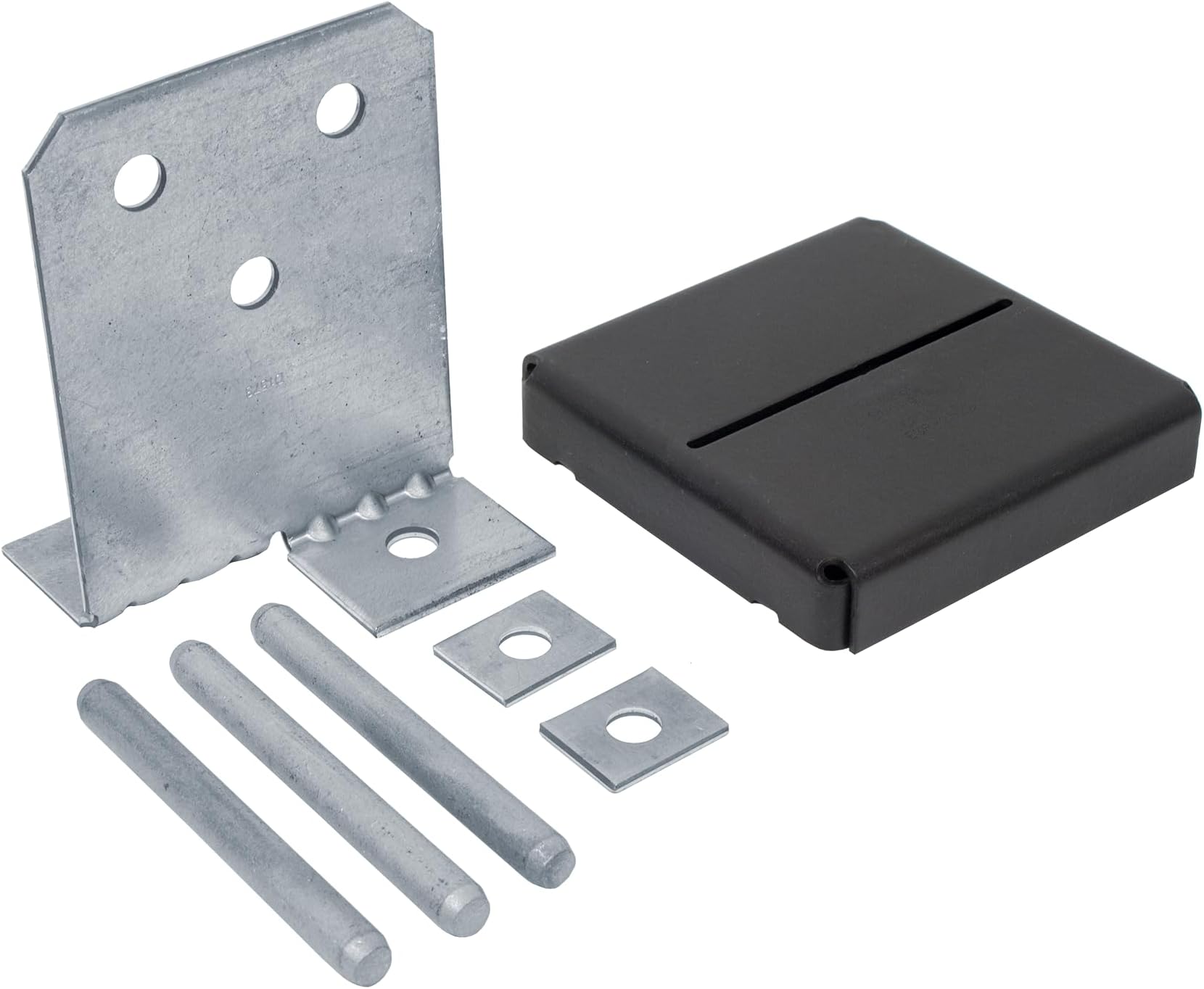 SIMPSONStrong-Tie Concealed Post Base CPT66Z 6x6, Silver, Pack of 1