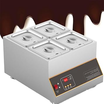 Commercial Chocolate Tempering Machine with Stainless Steel Tank for Melting and Heating, Suitable for Professional Confectionery