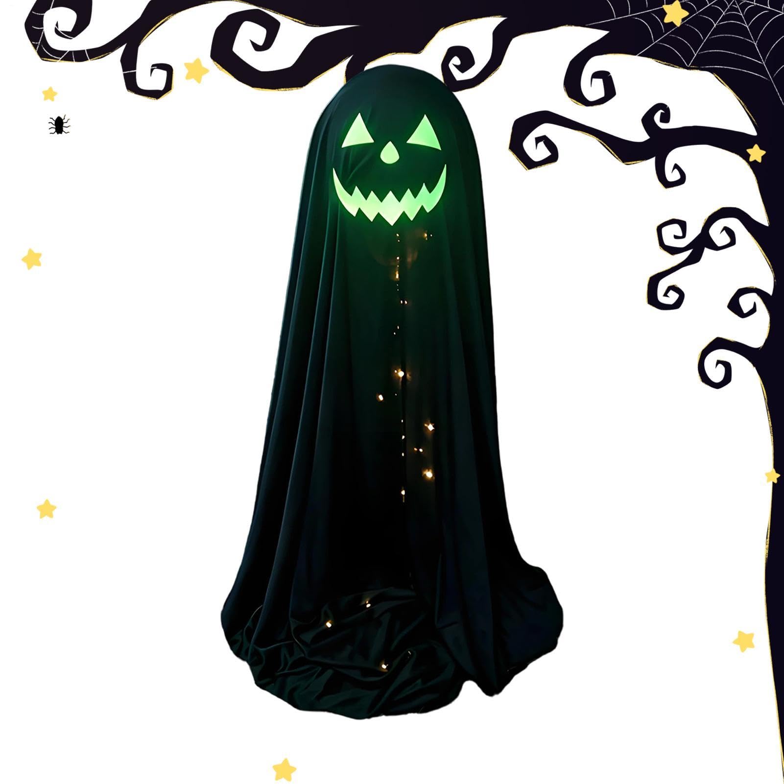 Fantôme d'Halloween debout décoratif effrayant pour intérieur et extérieur