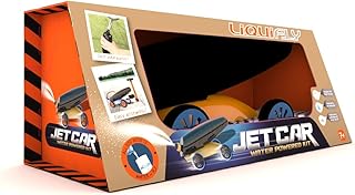 Heebie Jeebies Liquifly Jet Car- Water Powered Race Car with Air Pump- Great Activity to Get Your Kids Outside and Learning Fundamental STEM Concepts for Ages 6+