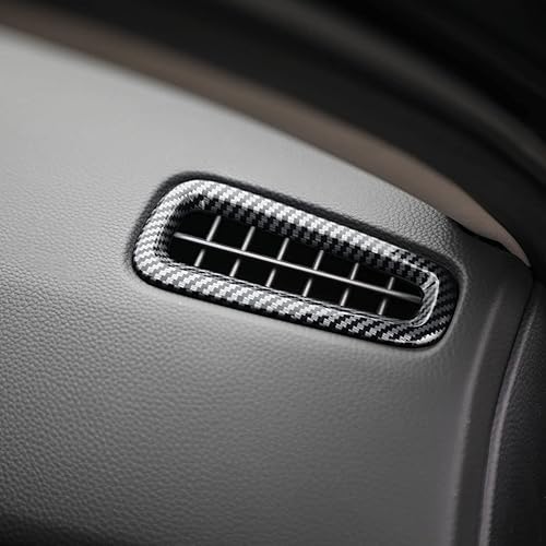 Miniatura 71 de Car Central Armrest Box Cover Decals for 2022 2023 2024 2025 Honda Civic 11th Gen Accessories ABS Carbon Fiber Interior Stickers