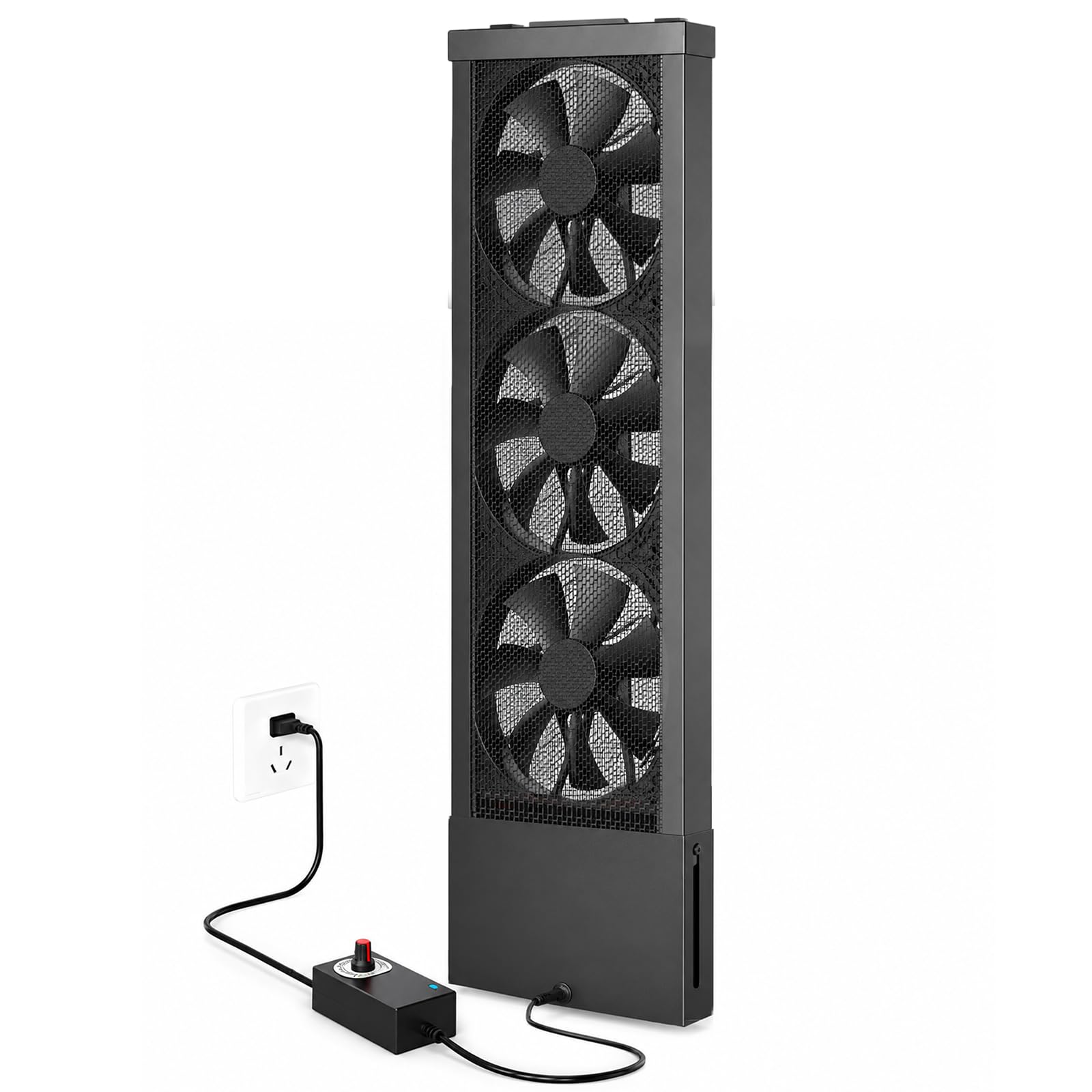 Ventilador extractor de ventanas extensible, 47 ~ 57 cm