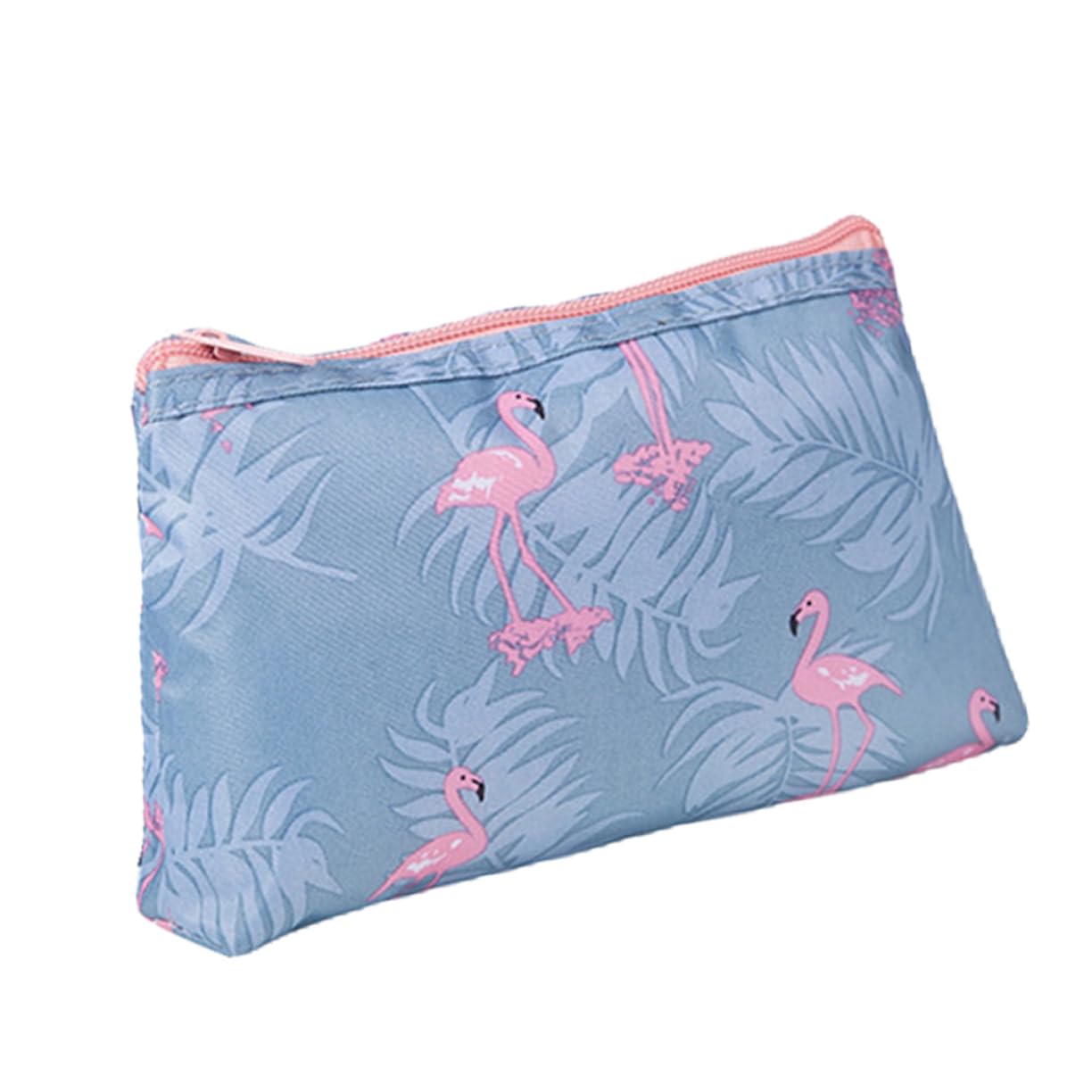 LIFKOME 6pezzi Borsa Da Viaggio Per Cosmetici Da Pochette Con Stampa Fenicottero Per Make-up e Della Ampio Spazio Di Archiviazione Per Necessità Personali