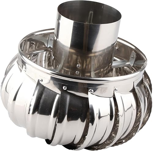 Fydun Ventilador de techo automático silencioso menos conducto de acero Ventilador de ventilación de techo Ventilador de turbina de viento