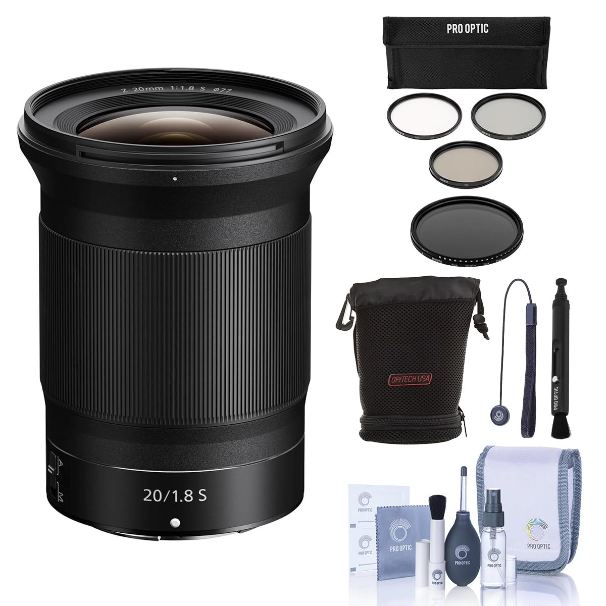 Amazon | Nikon NIKKOR Z 20mm f/1.8 S レンズ ProOptic 77mm