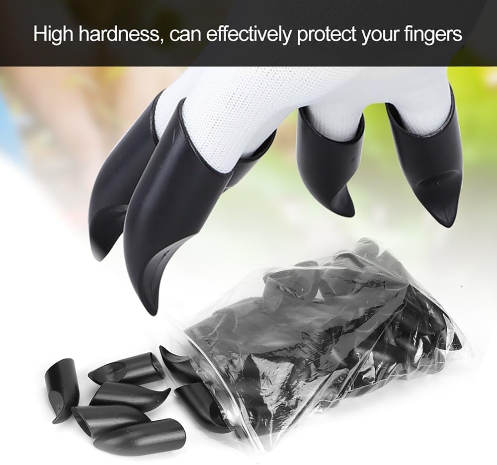 Garden Digging Claws, ABS Replacement Finger Claws for Gardening Gloves, Removable Universal Hand Protection Accessories for Planting Weeding Use
