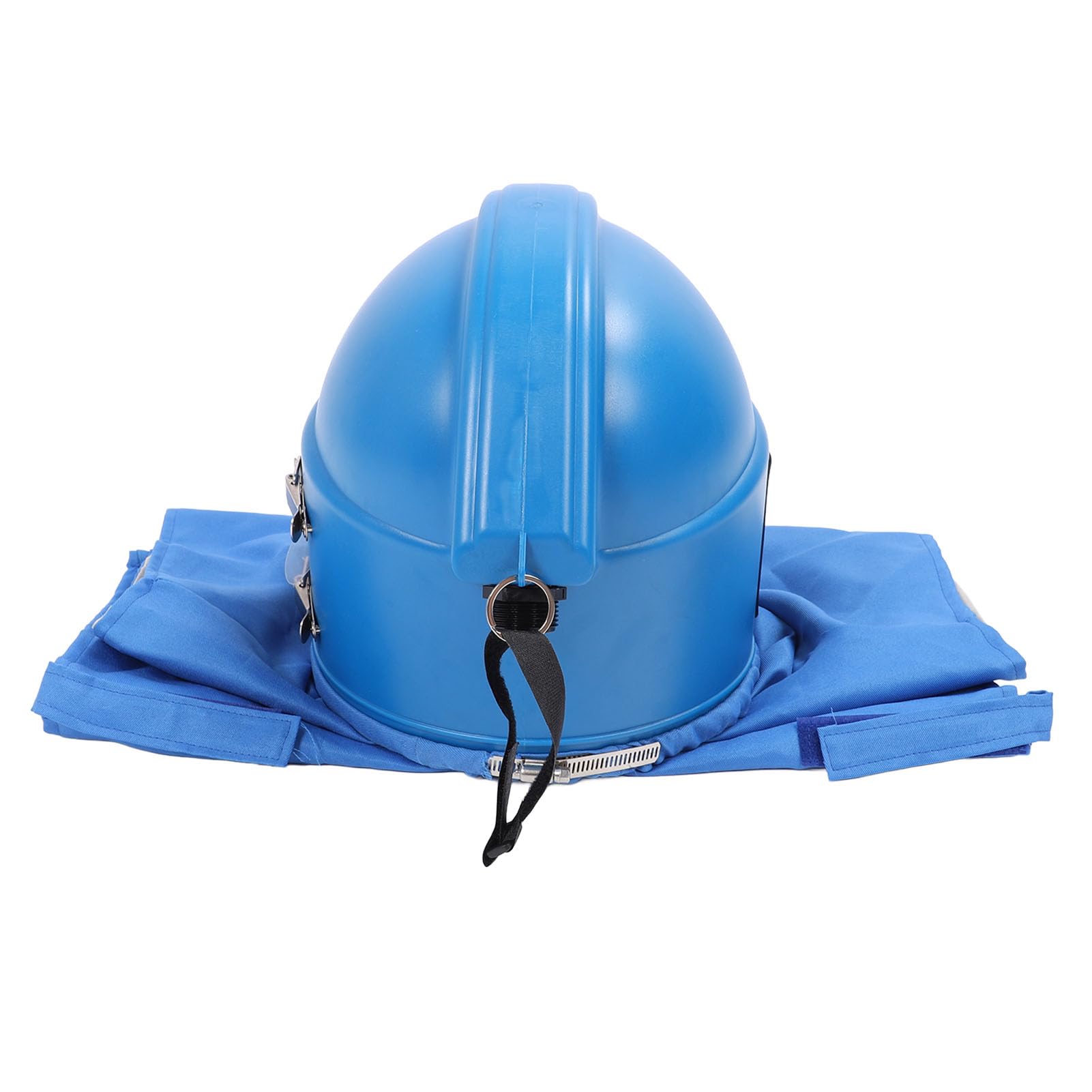 Casco de Profesional con Suministro de Aire: Capucha de Seguridad ABS de Servicio Pesado con Lentes de Protección Dual y Flujo de Aire Ajustable para Arenablas de/pulverización