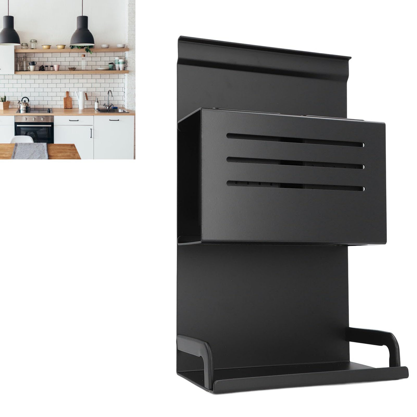 Spices Rack Organizer, 8,07 X 13,78 Cali Montowanie Ścienne Przestrzeń Aluminiowa Organizator Przyprawowy, Wiszące Przyprawy Organizator Półka do Domu W Kuchni Domowej