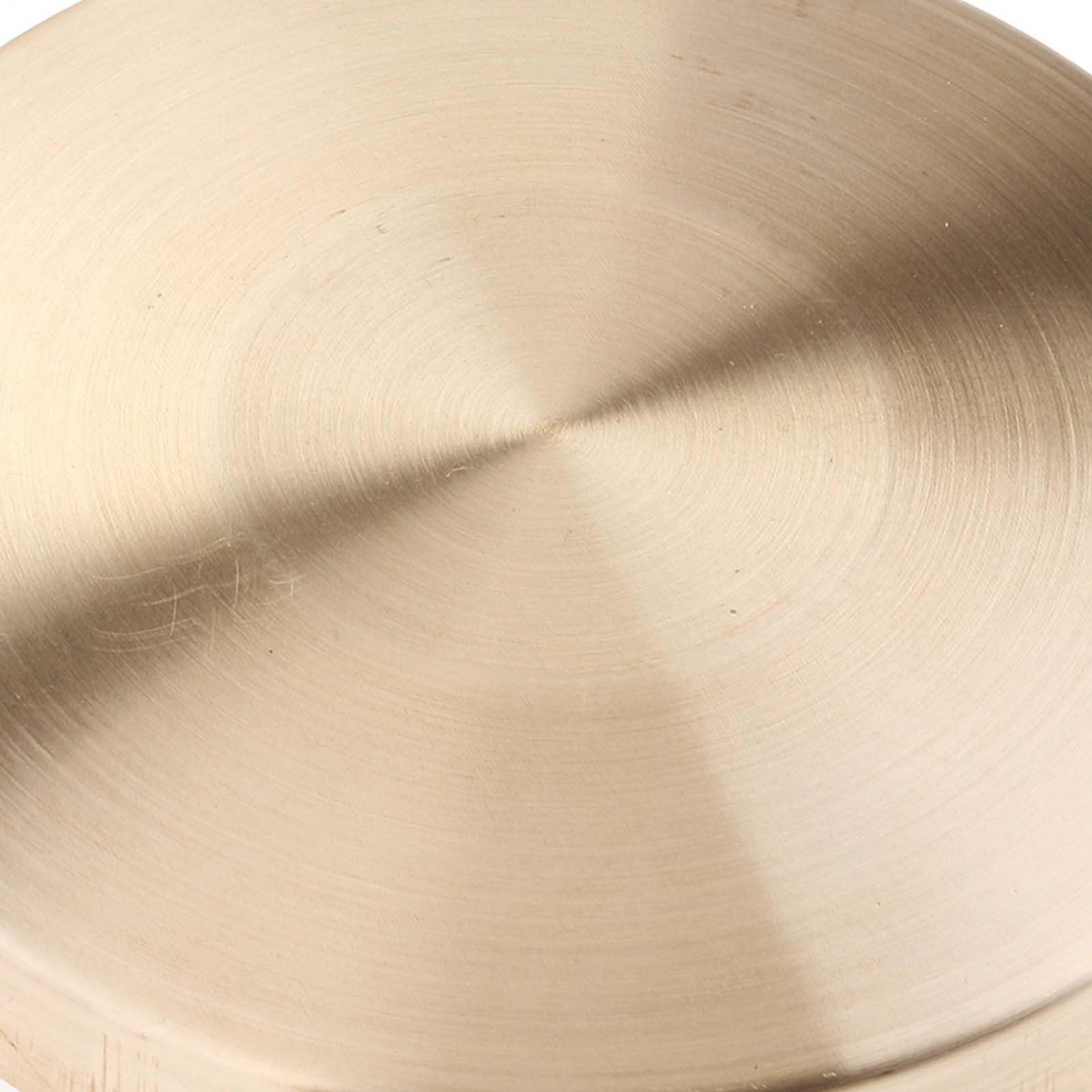 Copper Gong Hand Gong - Instrumento de percusión Tradicional, Musical para niños, 120 mm de diámetro + mazo de Madera de 160 mm, componente de aleación de Metal resonante, para Oficina en casa