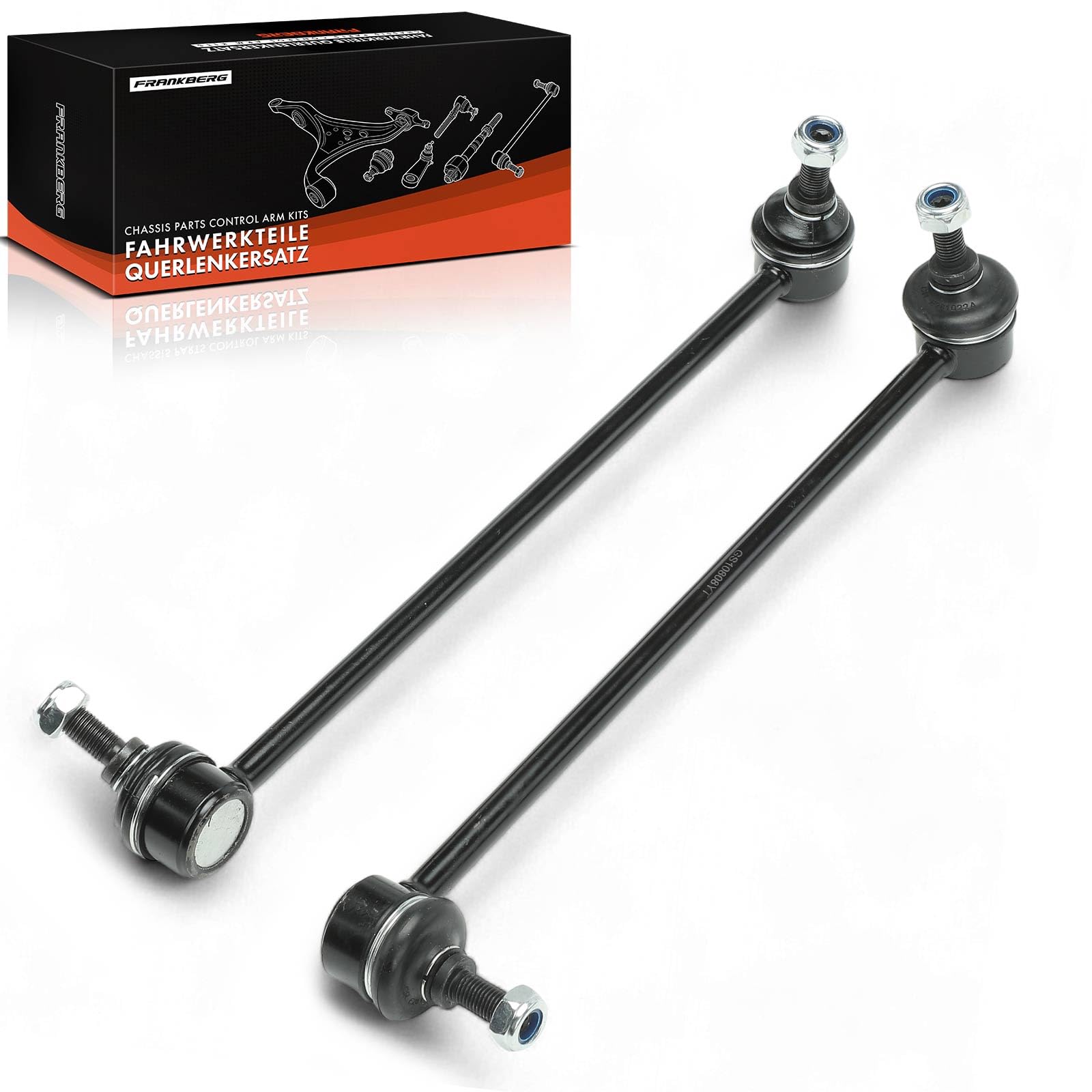 Frankberg 2x Barra de acoplamiento Parte delantera izquierda Derecha Compatible con Serie 3 E46 325xi 330xd 330xi Serie 3 Touring E46 Replace# 31356751080