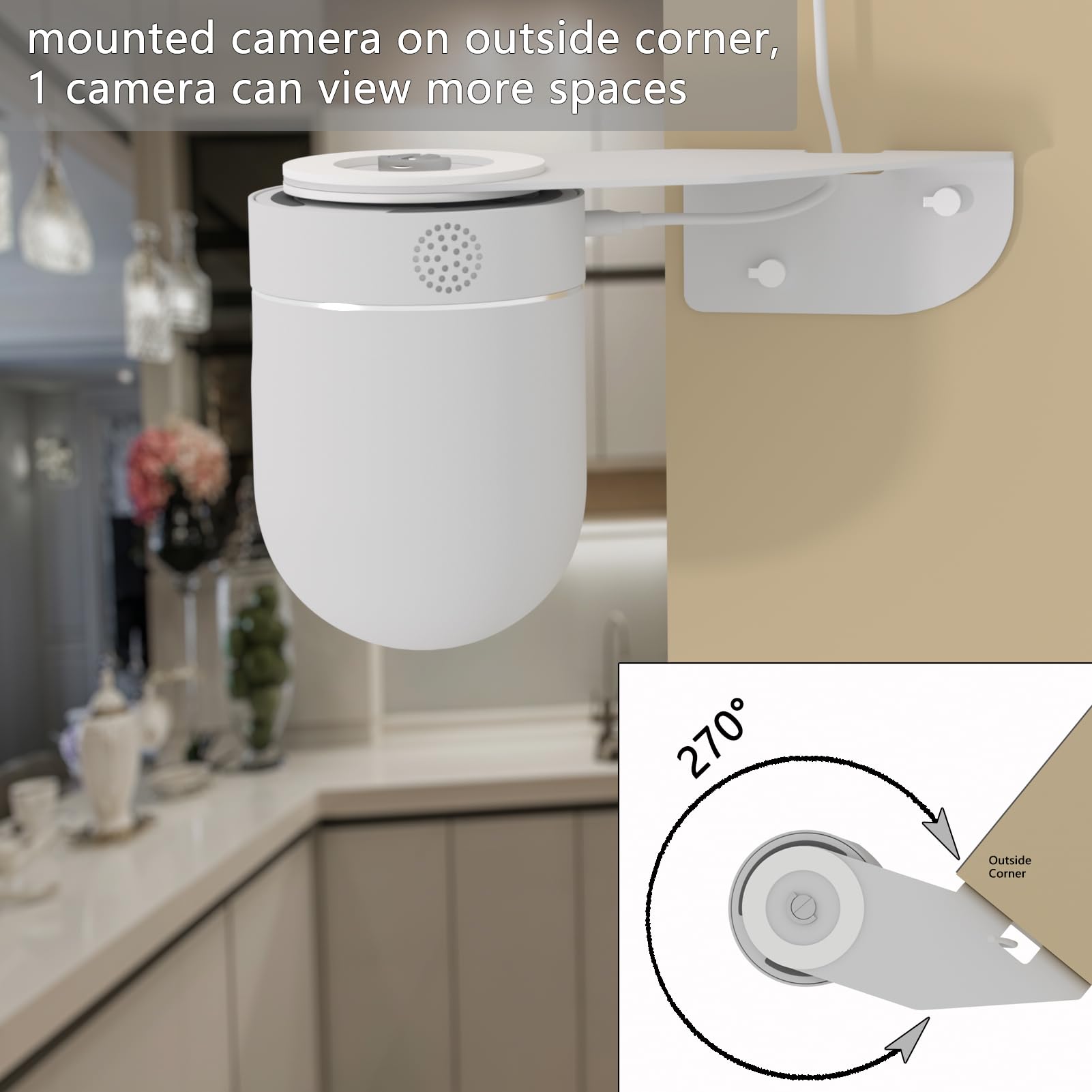 Outdoor Corner Mount Camera CCTV Camera Pole Mount | Farmstream