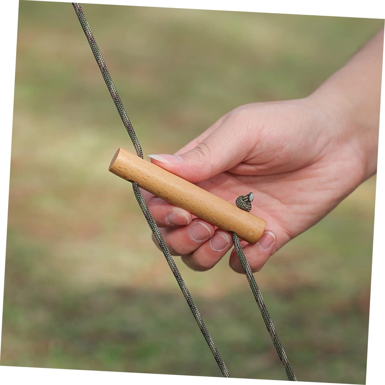 Milisten 4Pcs Portable Tent Rope Adjusters Lightweight Fasteners for Camping Picnic and Outdoor Activities Durable and Wear Resistant Rope Fixers Easy to Carry and Use