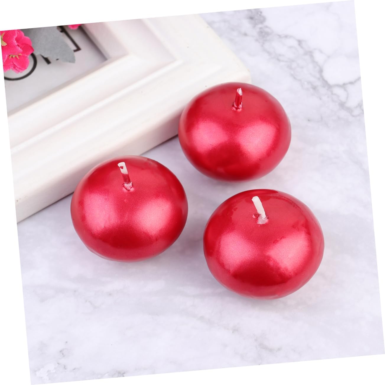Flameless Floating Candles Set Colorful Mini Candles No Smoke for Wedding Decorations