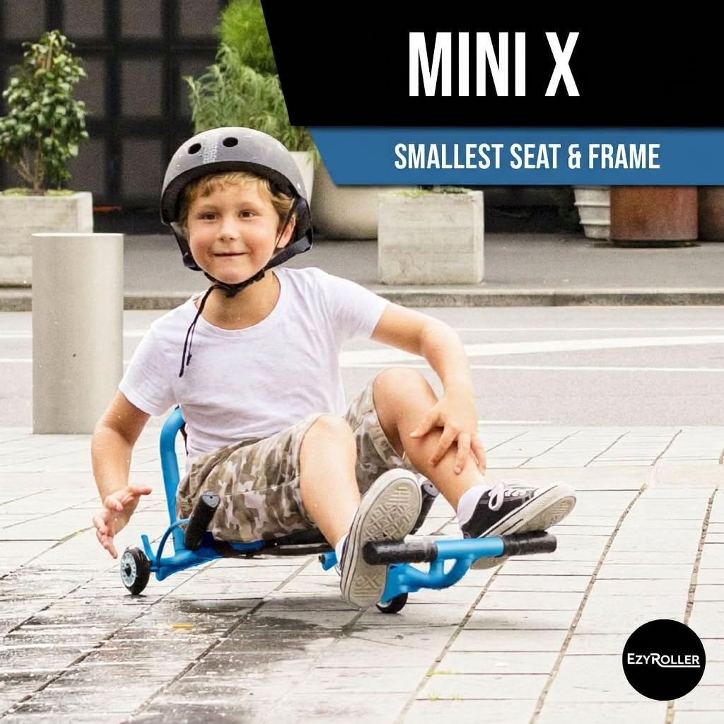 EzyRoller Dziecięcy trike Mini Ride On Children trójkołowy wąż karcik (niebieski)