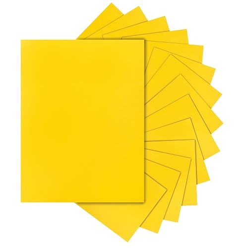 Silunkia 300 Sheets Yellow Cardstock 8.5 x 11 Crafting Paper