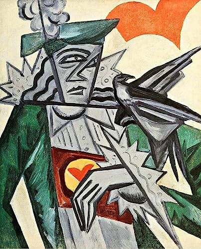 Affiches d'Art Valet de cœur Olga Rozanova | Peinture décoration murale toile
