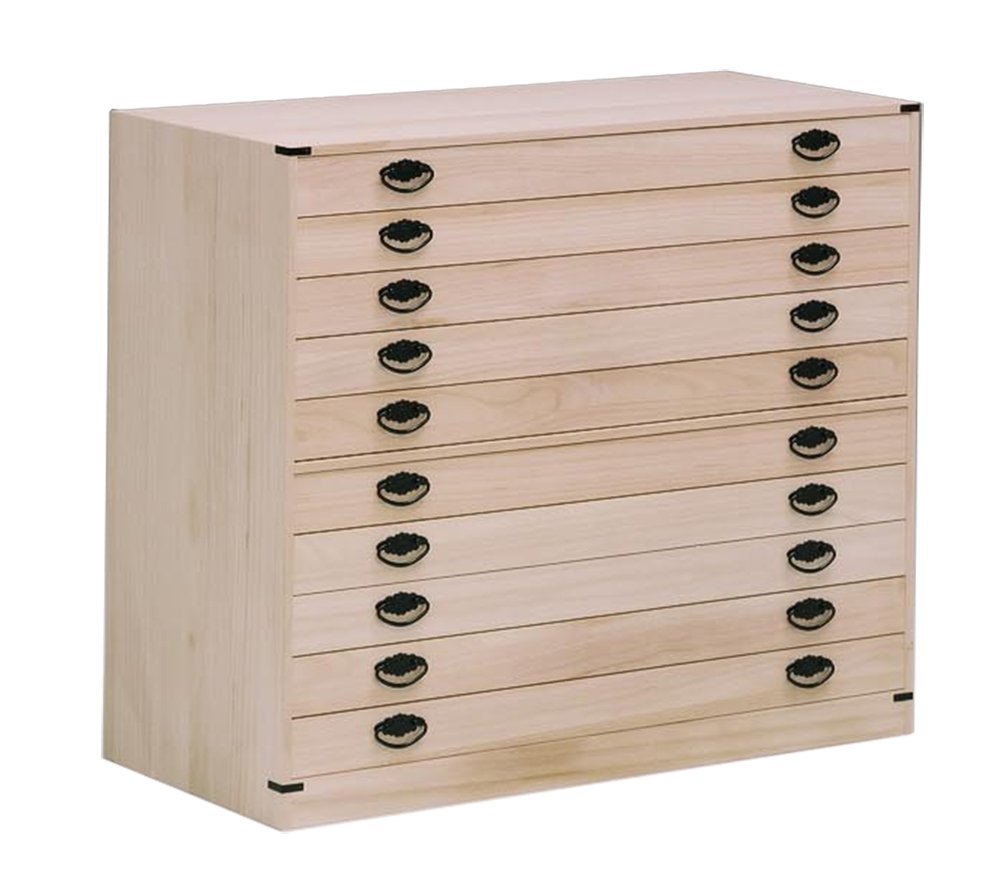 桐小袖タンス 10段 桐天然木 日本製 Amazon｜大川家具 nakakei 桐小袖タンス 10段｜チェスト・タンス