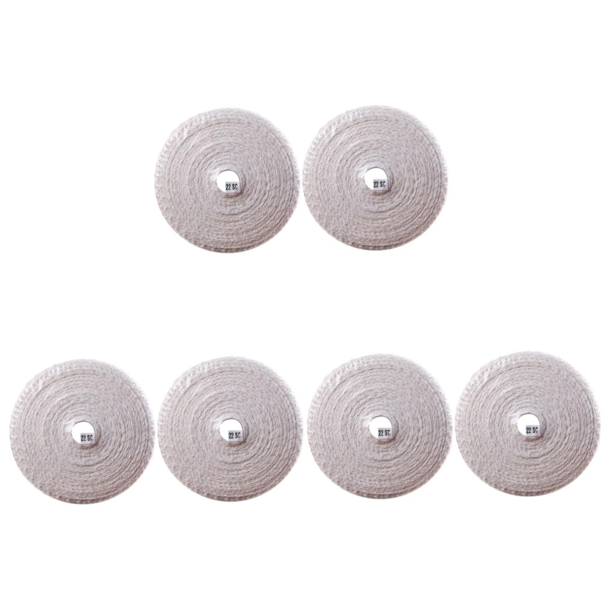 ABOOFAN 3 Set Maglia di Pancetta Rete per Arrosti Rete per Arrosto Rete per Carne Affumicata Rete di Manzo in Poliestere Budelli Estivi per Salsicce Filo di Cotone Beige 2 * 3