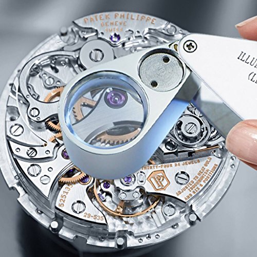 Wesley's Jewelers Loupe Magnifier Hand Lens Led/Uv Illuminated Jewelry Magnifying Glass With Travel Case For Gardening, Kids, Coin, Stamp And Rock Collecting #TOP7