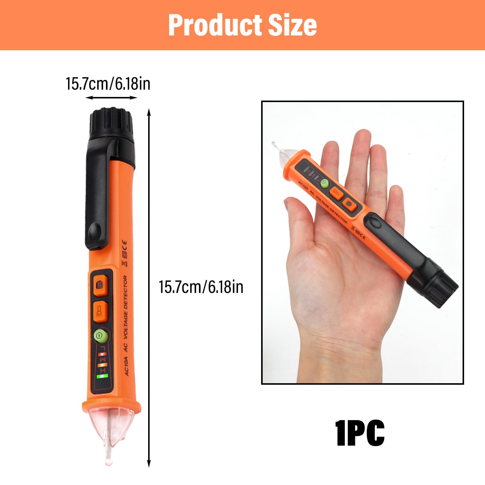Penna Elettrica Con Torcia LED Penna Tester Di Tensione AC Senza Contatto - 12-1000V, Con Torcia LED E Allarme Acustico Meraki Switch