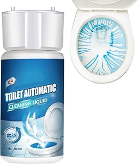 Toilet Liquid Cleaner, Bathroom Cleaning Fluid, Refreshing and Gentle Bathroom Cleaning Liquid, Toilet Automatic Cleaning Liquid, Long-Lasting Scent Toilet Cleaning Liquid for Countertop Sink Floor