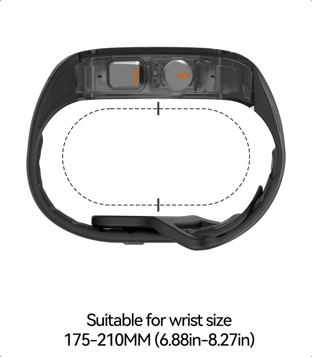 Aulumu A01 Carbon Fibre Case with Apple Watch Ultra Band 49MM | Luxury Lightweight Design | Only for Apple Watch Band Ultra 1/2 49mm | Carbon Fibre Case
