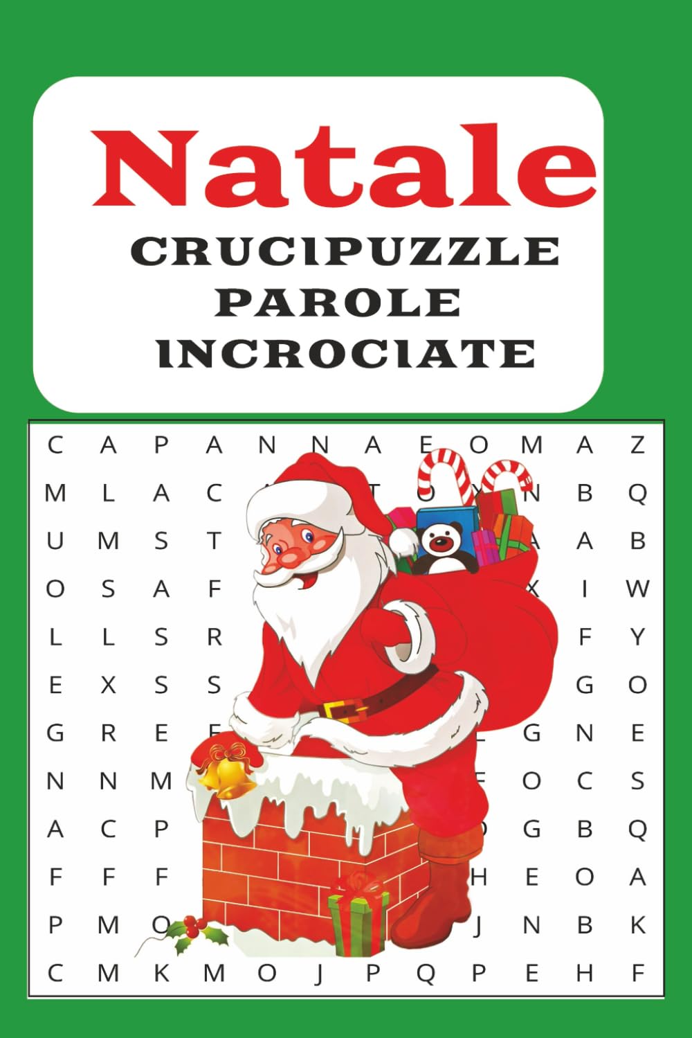 Crucipuzzle - Parole Intrecciate: Puzzle di Parole a Tema NATALE | Grandi Caratteri e Formato (A4) | Ideale per amanti dell'Enigmistica, delle Parole Crociate e dei Quiz