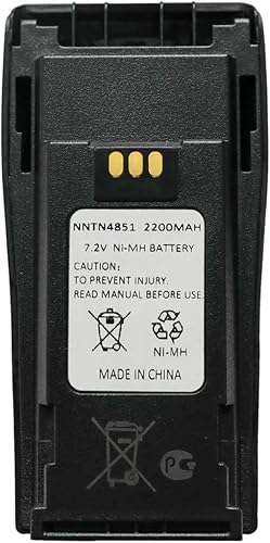 Miniatura 2 de Teseko NNTN4851 NNTN4851A NNTN4496 NNTN4497AR NNTN4970A 7.2V 2200mAh Ni-MH Batería de repuesto de radio bidireccional para Motorola CP040 CP140