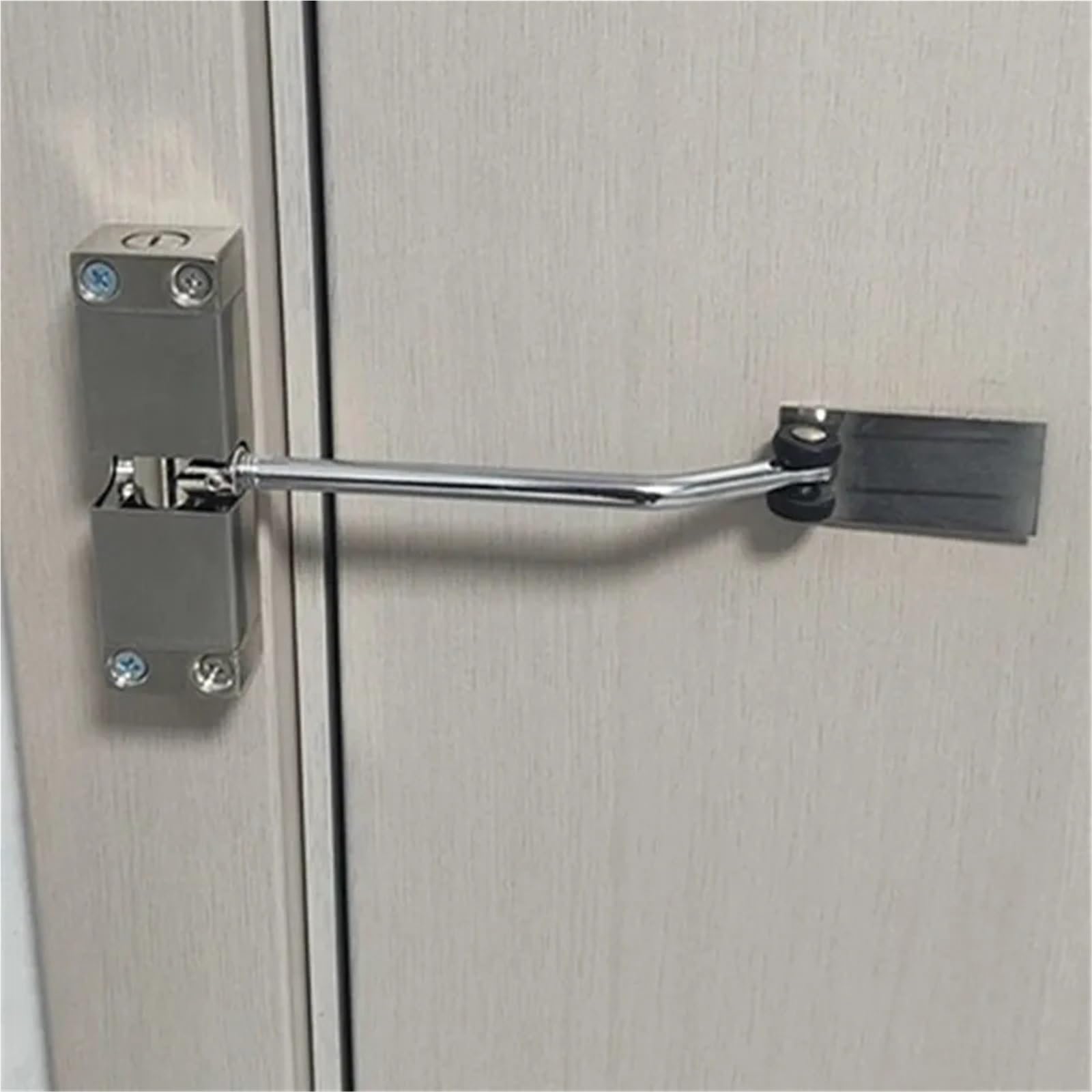 2 Pz 20-40 Kg Chiudiporta Automatici Regolabile Heavy Duty Sicurezza Primavera Silenzio Dispositivo Di Chiusura Mobili Porta Hardware Convertire Incernierato Per Porte(Black)