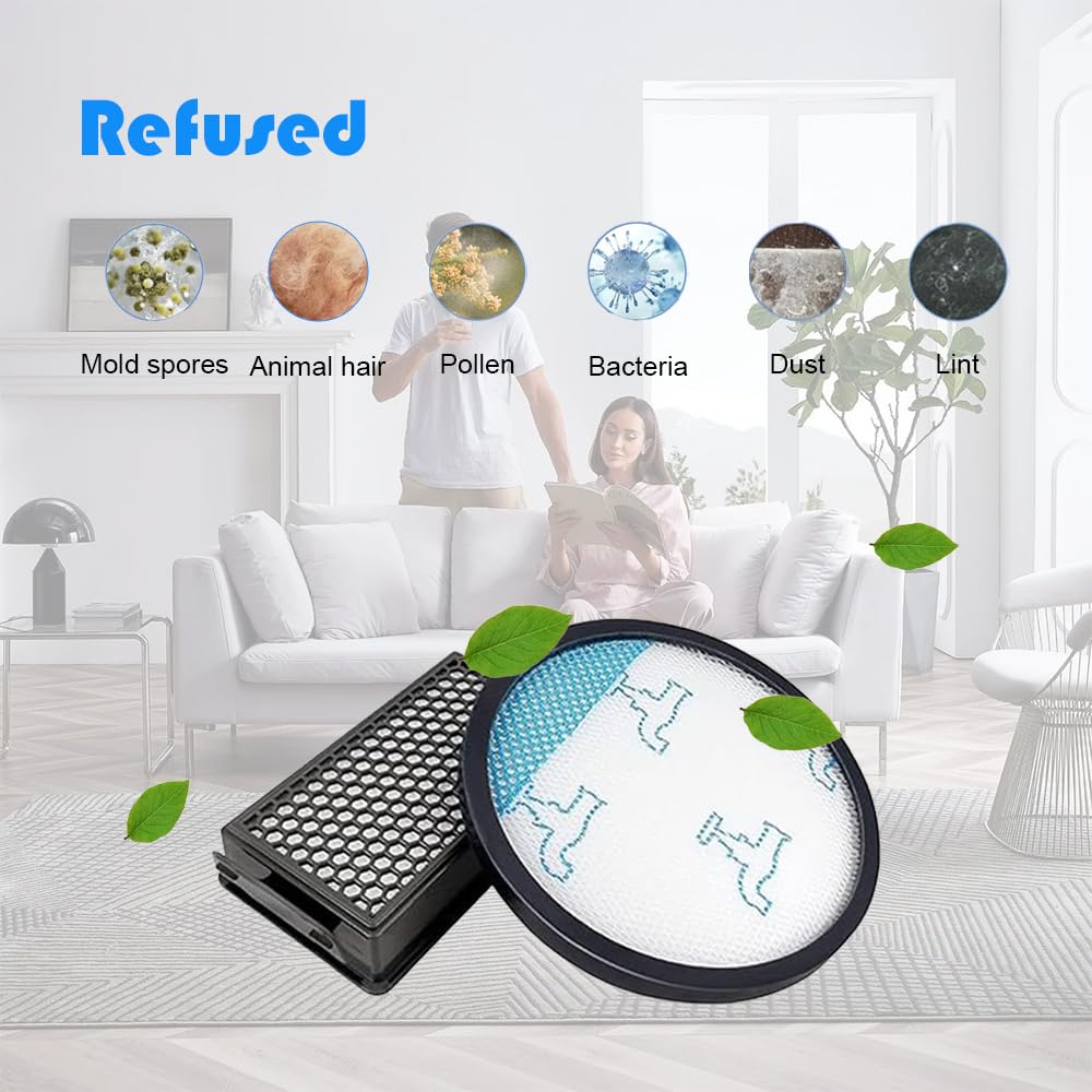 2 Set di filtri RO4825,filtri di ricambio per l'aspirapolvere Rowenta Compact Power XXL RO4811EA RO4823EA RO4825EA RO4826EA RO4853EA RO4855EA RO4859EA RO4871EA RO4881EA,pezzi di ricambio ZR780000