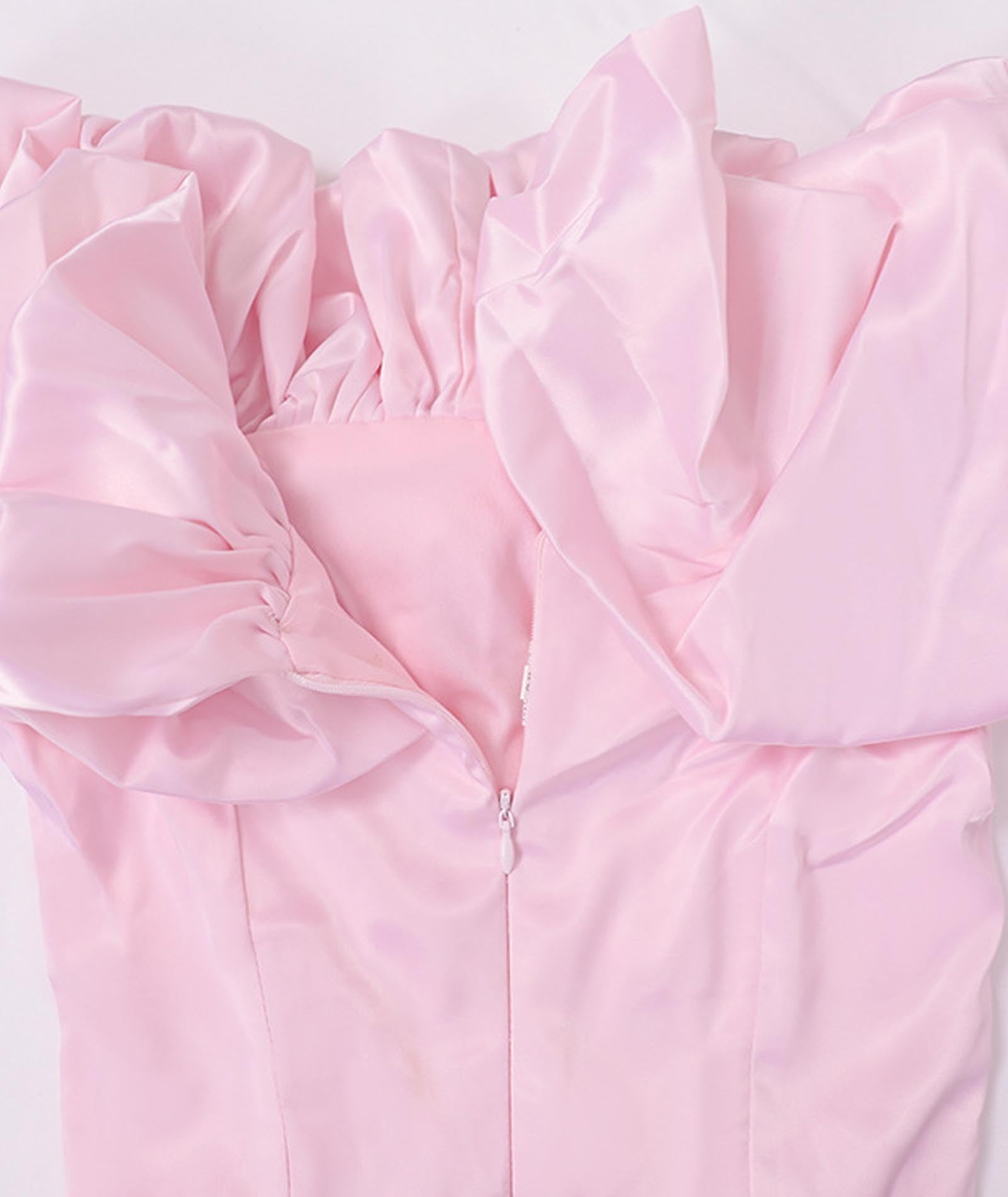 xxxiticat Mini abito da donna in raso, elegante, con spalle aperte, senza maniche, per feste, cocktail, club