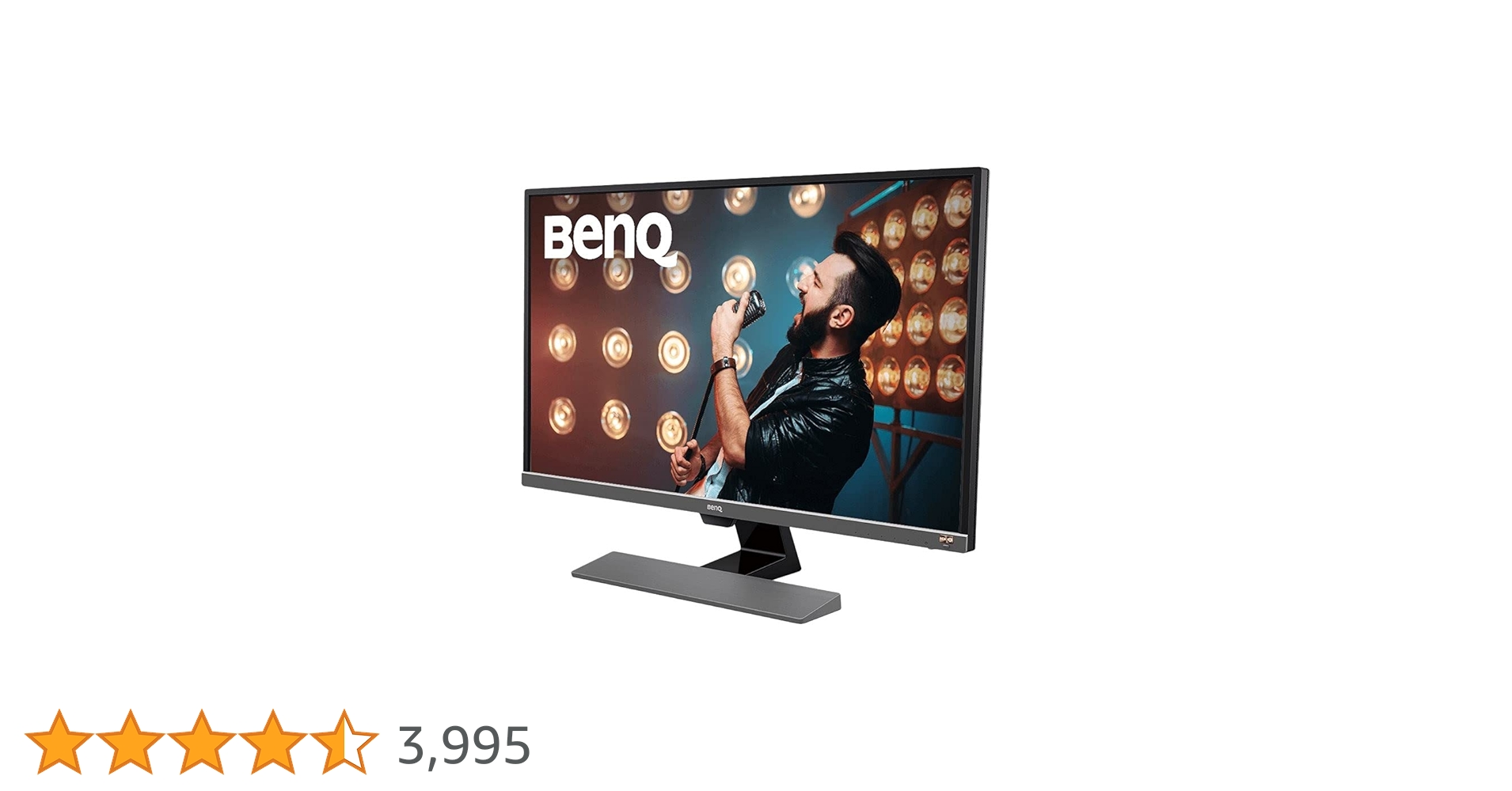 BenQ EW3270U 32 Inch 4K Computer Monitor with Built in Speaker