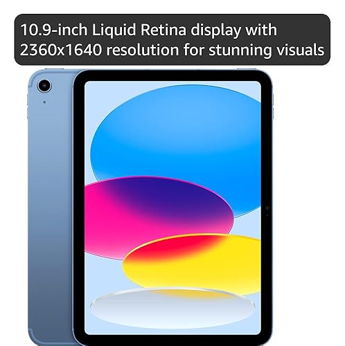 Amazon.com : Apple 2022 iPad 10.9-inch, Wi-Fi + Cellular, 64GB