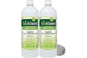 Biokleen Bac-Out Enzymatic Stain & Odor Remover for Carpet - The Natural...