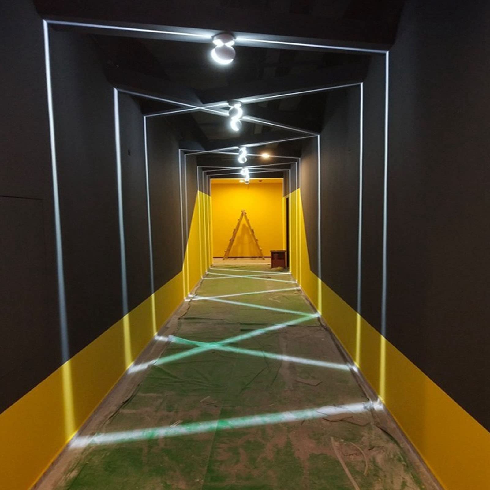 Fafeicy Wall Light, LED Wall Lights Unique Design Aluminum Housing Soft White 360 Degree for Staircase for Corridor for Hotel