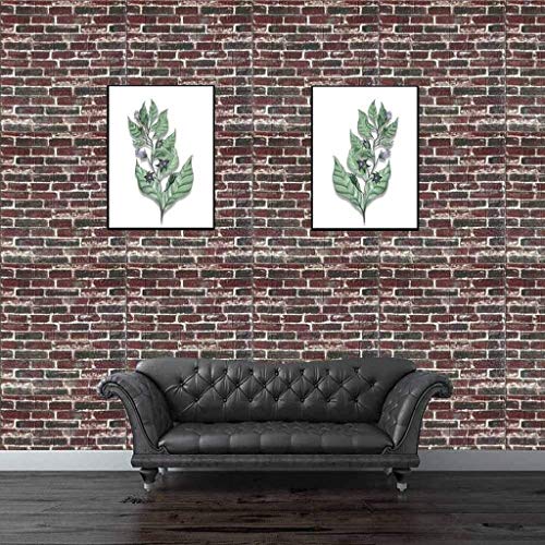Panneau mural auto-adhésif mousse 3D pierre texturée blanc MU 30Pcs - 3